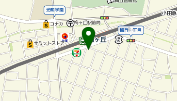 スワロークリーニング 梅ヶ丘店の地図画像