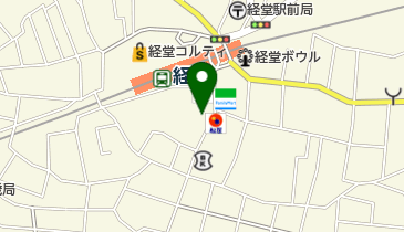 経堂農大通り商店街振興組合の地図画像