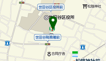 東京税理士会 世田谷支部の地図画像