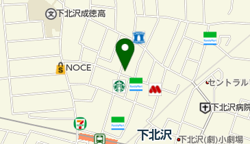 ドクターベルツ化粧品 下北沢店の地図画像