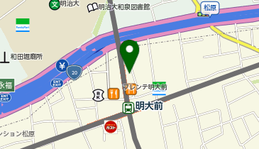 ほっとステーション明大前店の地図画像
