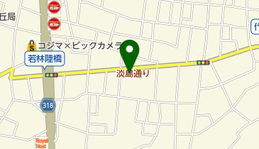 有限会社羽前屋正代酒店の地図画像