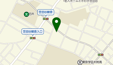 世田谷観音の地図画像
