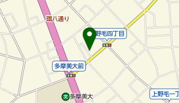 玉川寝具の地図画像