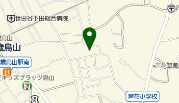 烏山神社の地図画像