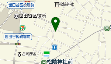 ブルーアース21世田谷の地図画像