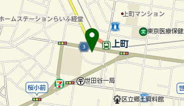 株式会社梅丘寿司の美登利総本店 上町店の地図画像