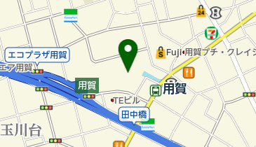 京樽 用賀東急店の地図画像