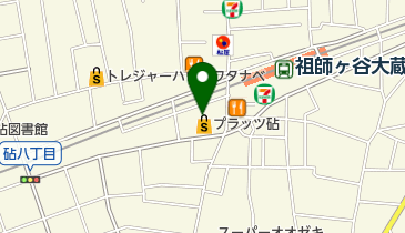 ちよだ鮨祖師ヶ谷大蔵店の地図画像