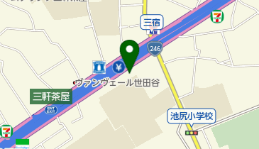 世田谷製パン株式会社の地図画像