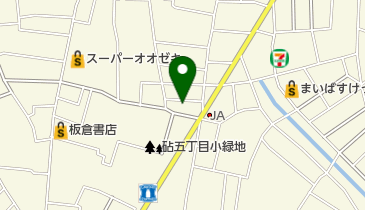 あらい動物病院の地図画像