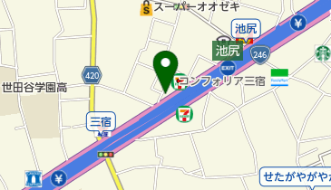 池尻大橋ペットクリニックの地図画像