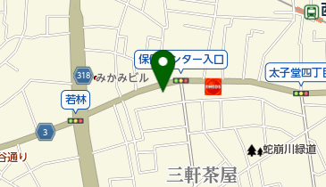 ウチノ美容室の地図画像