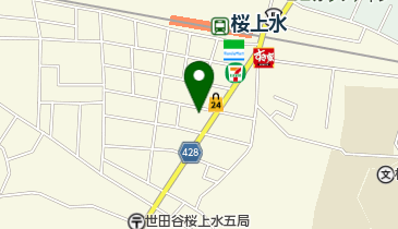桜上水医院の地図画像
