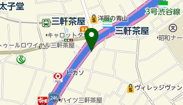 富国生命保険相互会社 新宿支社 三軒茶屋営業所の地図画像