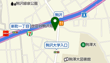 ジャンリーグ駒沢店の地図画像
