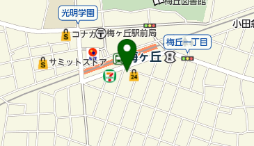 梅ケ丘薬局の地図画像