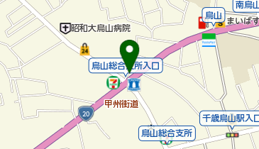 北烏山薬局の地図画像