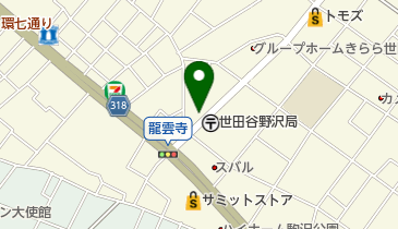 扇屋洋品店の地図画像