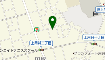 ヘアーサロン銀巴里の地図画像