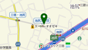 理髪プリンスの地図画像
