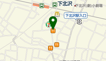 モルティブ下北沢の地図画像