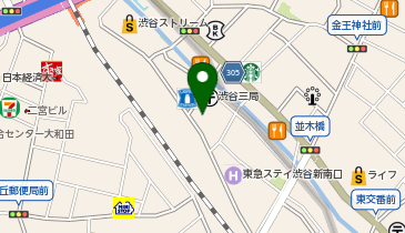 株式会社ジアス渋谷店の地図画像