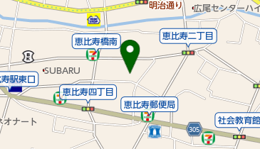 尾張屋硝子店の地図画像