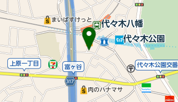 山手進学ゼミの地図画像