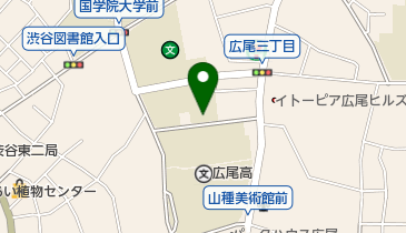 國學院大學院友会館の地図画像
