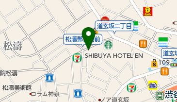 ポパイ美容室の地図画像