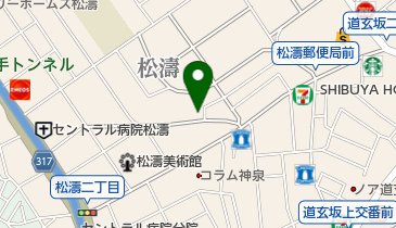 渋谷日本基督会の地図画像