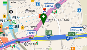 日本キリスト教団渋谷教会の地図画像