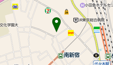 代々木中部教会の地図画像