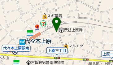 株式会社白洋舎 代々木上原サービス店の地図画像