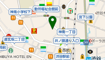 パルファムジバンシィカウンター西武百貨店内の地図画像