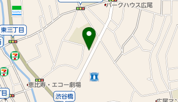 キューズ生活工房広尾店の地図画像