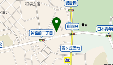 仙寿院の地図画像