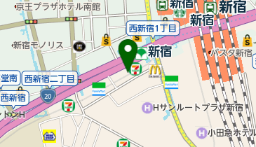 丸三証券株式会社新宿支店の地図画像
