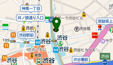 バドミントンショップウエンブレー渋谷店の地図画像