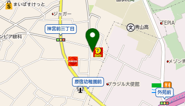 ザ・サンラウンジ青山本店の地図画像