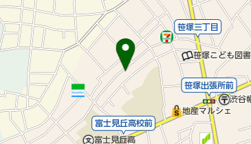 ささづか動物病院の地図画像