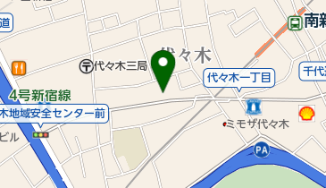 セレブル動物病院の地図画像