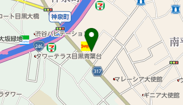 ヴァンヴェール南平台管理室の地図画像