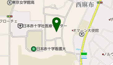 広尾ガーデンヒルズ 集中管理センターの地図画像