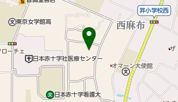 広尾ガーデンヒルズ センターヒルH棟管理事務室の地図画像