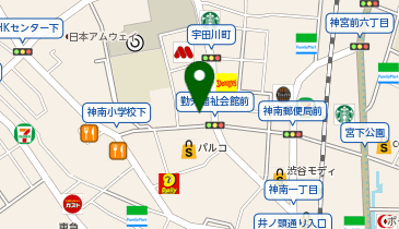 仁愛医院の地図画像