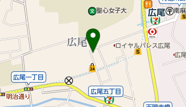 株式会社同栄広尾店の地図画像