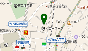 フラワー 神南店の地図画像