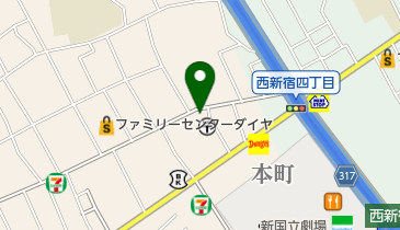 黒澤米店の地図画像